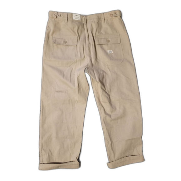 Men's Khaki Beige Cotton Workwear Casual Pants W38 Regular UK38 Spring NWT - Picture 5 of 6